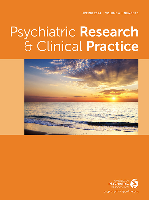 Psychiatric Research and Clinical Practice cover